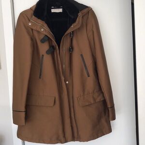 Promod Brown Winter Coat